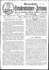 Österreichische Straßenbahner-Zeitung