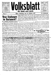 Volksblatt für Stadt und Land