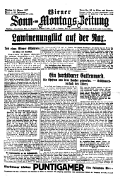 Wiener Sonn- und Montags-Zeitung