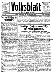 Volksblatt für Stadt und Land