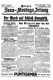 Wiener Sonn- und Montags-Zeitung