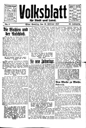 Volksblatt für Stadt und Land