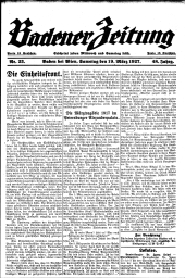 Badener Zeitung