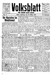 Volksblatt für Stadt und Land