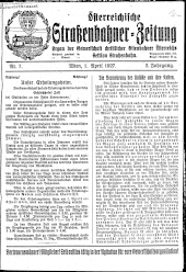 Österreichische Straßenbahner-Zeitung