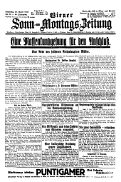 Wiener Sonn- und Montags-Zeitung