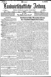 Wiener Landwirtschaftliche Zeitung