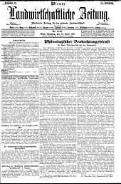 Wiener Landwirtschaftliche Zeitung