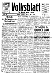 Volksblatt für Stadt und Land