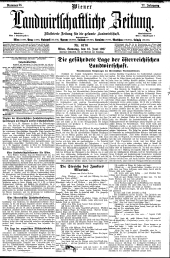 Wiener Landwirtschaftliche Zeitung