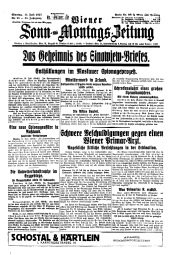 Wiener Sonn- und Montags-Zeitung