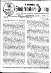 Österreichische Straßenbahner-Zeitung
