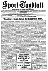 (Wiener) Sporttagblatt