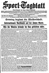 (Wiener) Sporttagblatt