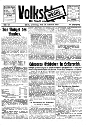 Volksblatt für Stadt und Land