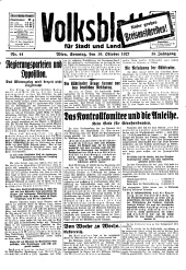 Volksblatt für Stadt und Land