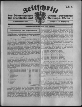 Zeitschrift d. Österr. Reichs-Verbandes f. Feuerwehr- und Rettungswesen