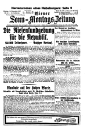 Wiener Sonn- und Montags-Zeitung