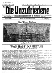 Die Unzufriedene