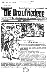 Die Unzufriedene