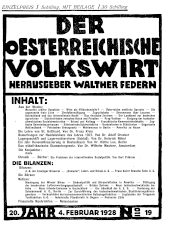 Der österreichische Volkswirt