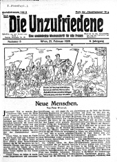 Die Unzufriedene