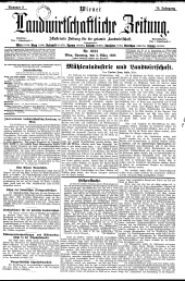 Wiener Landwirtschaftliche Zeitung