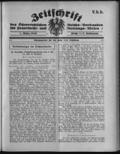 Zeitschrift d. Österr. Reichs-Verbandes f. Feuerwehr- und Rettungswesen