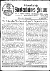 Österreichische Straßenbahner-Zeitung