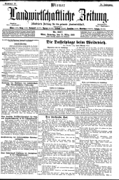 Wiener Landwirtschaftliche Zeitung