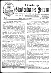 Österreichische Straßenbahner-Zeitung