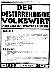 Der österreichische Volkswirt