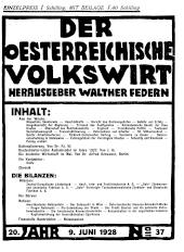 Der österreichische Volkswirt