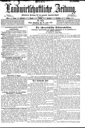 Wiener Landwirtschaftliche Zeitung
