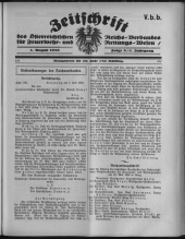 Zeitschrift d. Österr. Reichs-Verbandes f. Feuerwehr- und Rettungswesen