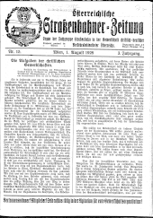 Österreichische Straßenbahner-Zeitung