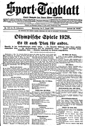 (Wiener) Sporttagblatt