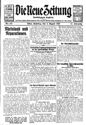 Die neue Zeitung