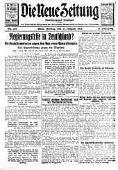 Die neue Zeitung