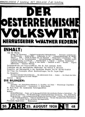 Der österreichische Volkswirt