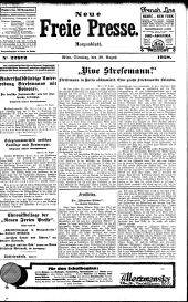 Neue Freie Presse