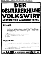 Der österreichische Volkswirt