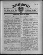 Zeitschrift d. Österr. Reichs-Verbandes f. Feuerwehr- und Rettungswesen