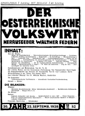 Der österreichische Volkswirt