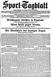 (Wiener) Sporttagblatt