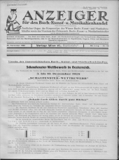 Oesterreichische Buchhändler-Correspondenz