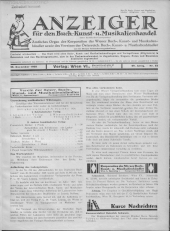 Oesterreichische Buchhändler-Correspondenz