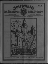 Zeitschrift d. Österr. Reichs-Verbandes f. Feuerwehr- und Rettungswesen