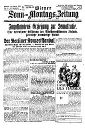 Wiener Sonn- und Montags-Zeitung