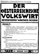 Der österreichische Volkswirt